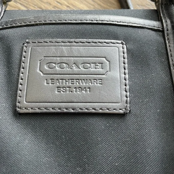 Coach Black Tote Bag Purse - Picture 4 of 4